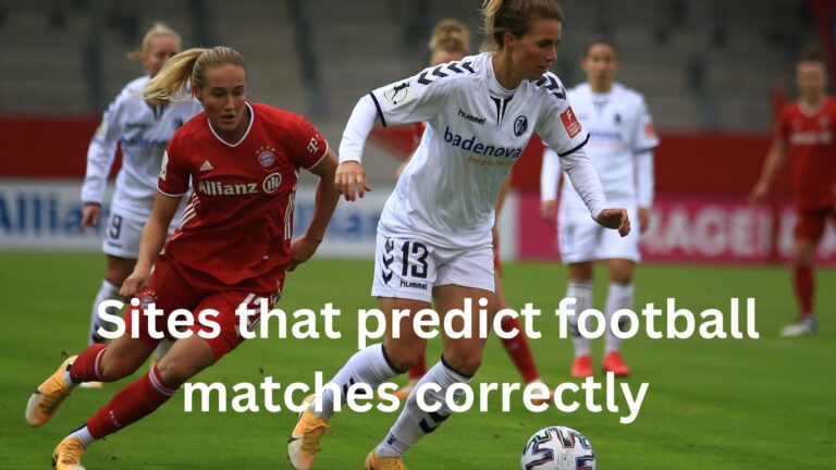 Sites that predict football matches correctly