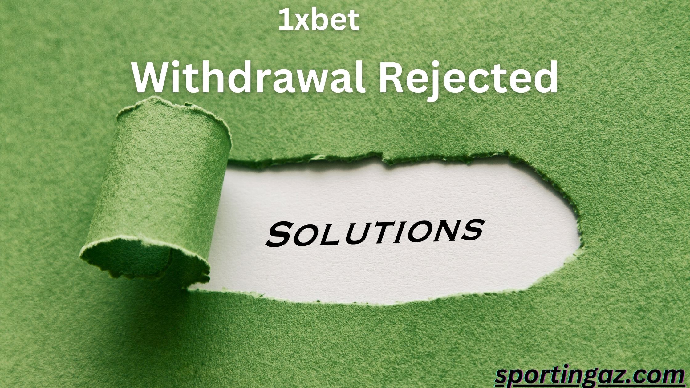 1xbet Withdrawal Rejected