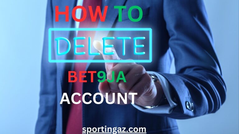 Delete Bet9ja Account