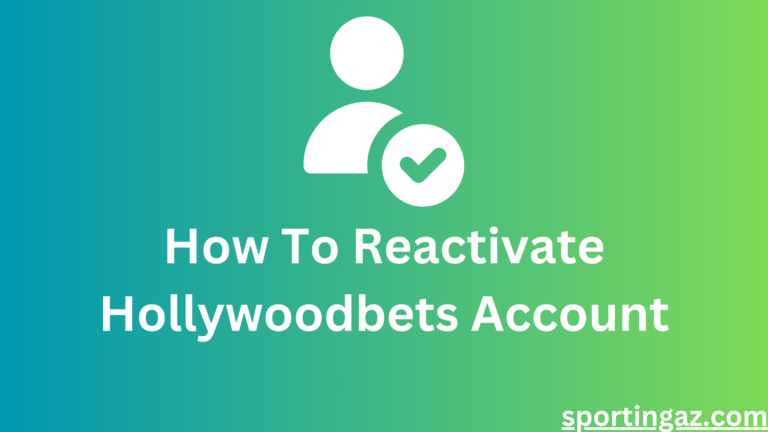 Reactivate Hollywoodbets Account