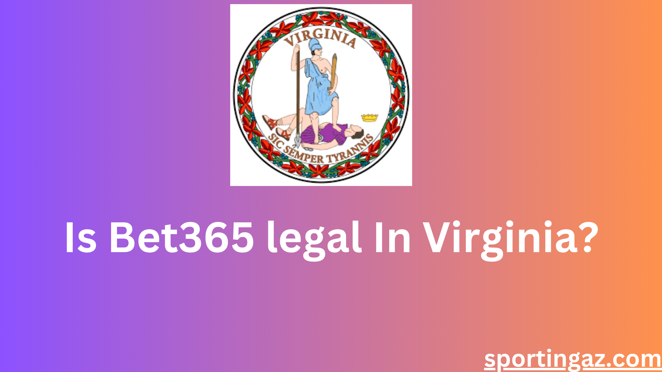 Bet365 legal In Virginia