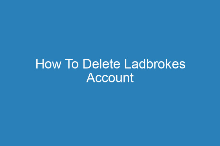 Delete Ladbrokes Account