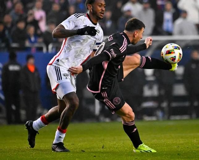 Lionel Messi played into the second half